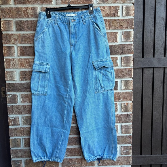 Levi's Denim - Levi’s 94 baggy Blue Cargo Jeans